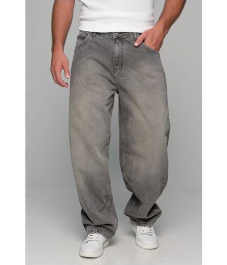JEAN BAGGY RAW MOOD-GRAY